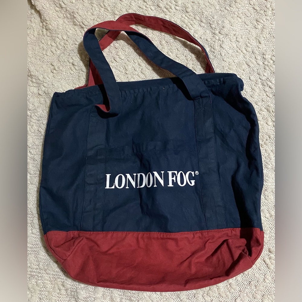 London Fog Zippered Tote Bag
